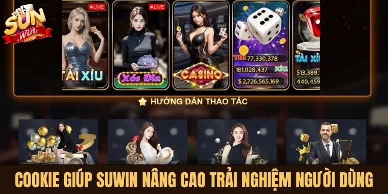 Cookie giúp Suwin nâng cao trải nghiệm người dùng